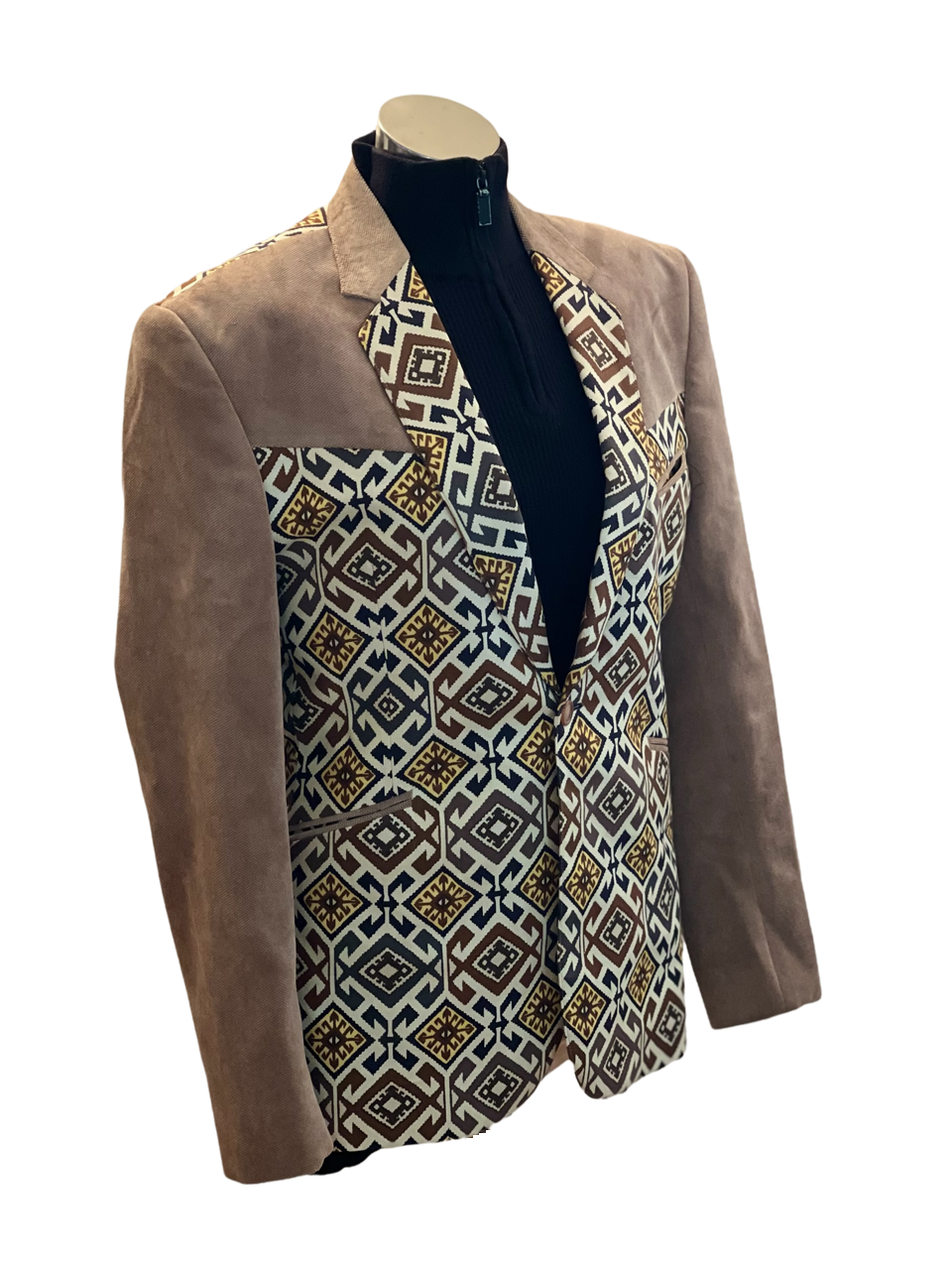 Bogolan Wax Jacket (Beige)