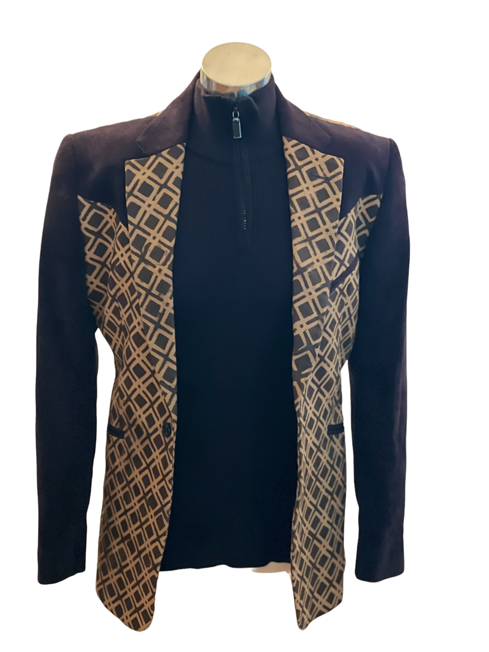 Bogolan Wax Jacket (Black)