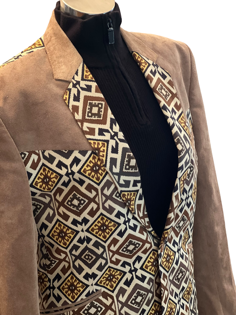 Bogolan Wax Jacket (Beige)